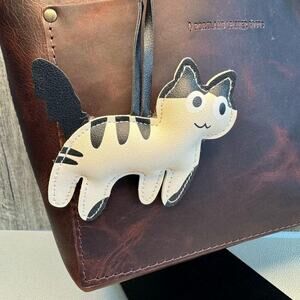 Cat Purse Charm Bag Charm Cat Lover Gift NEW FAST SHIP